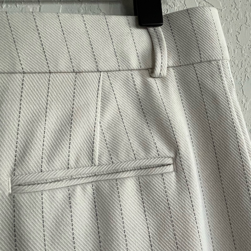 Ann Taylor Cream Wide Leg Trousers Size 8